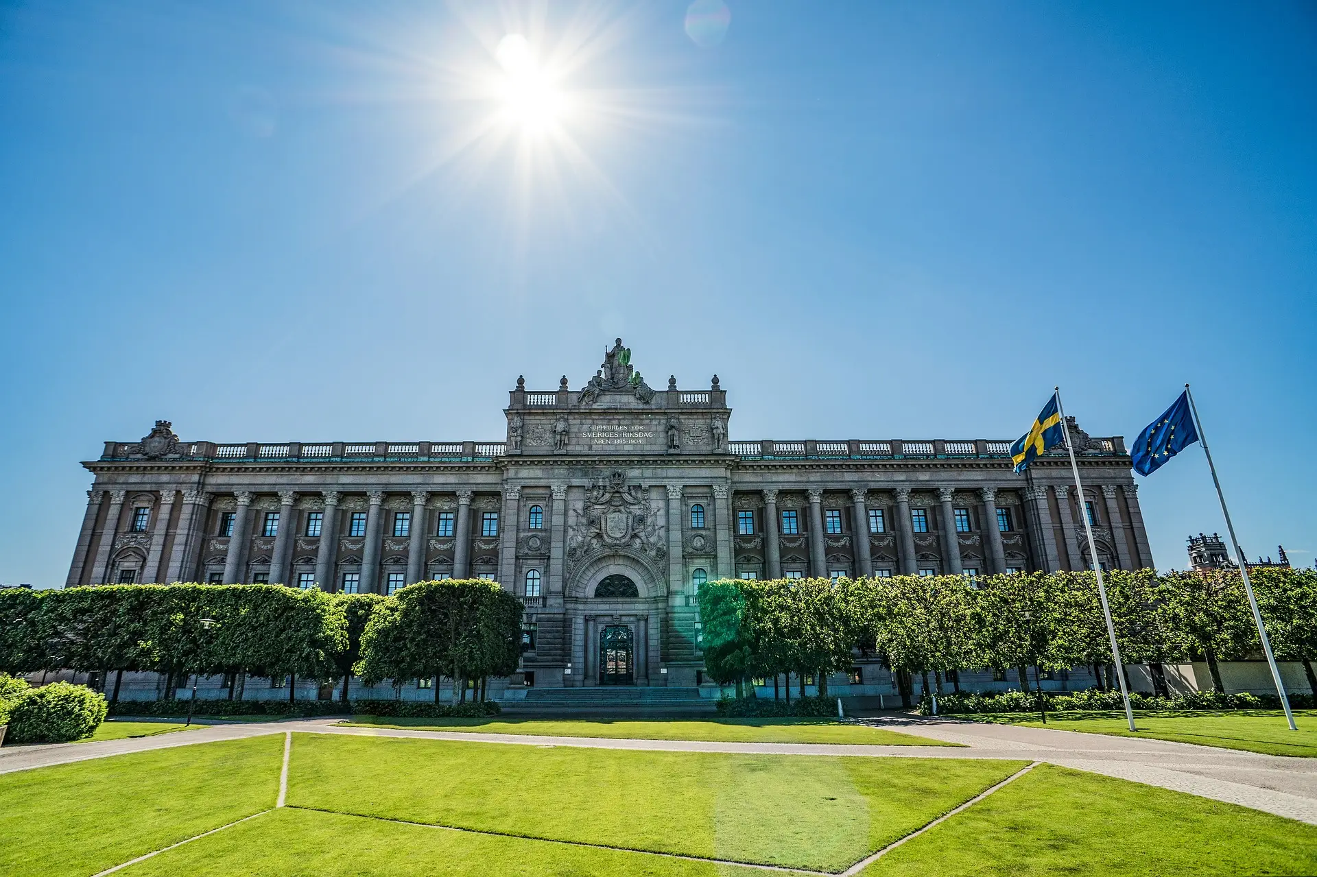 Sztokholm - Riksdag czyli Parlament