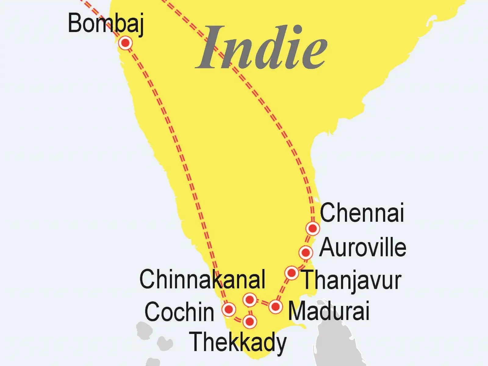 Indie - Kolorowe Indie Poudniowe