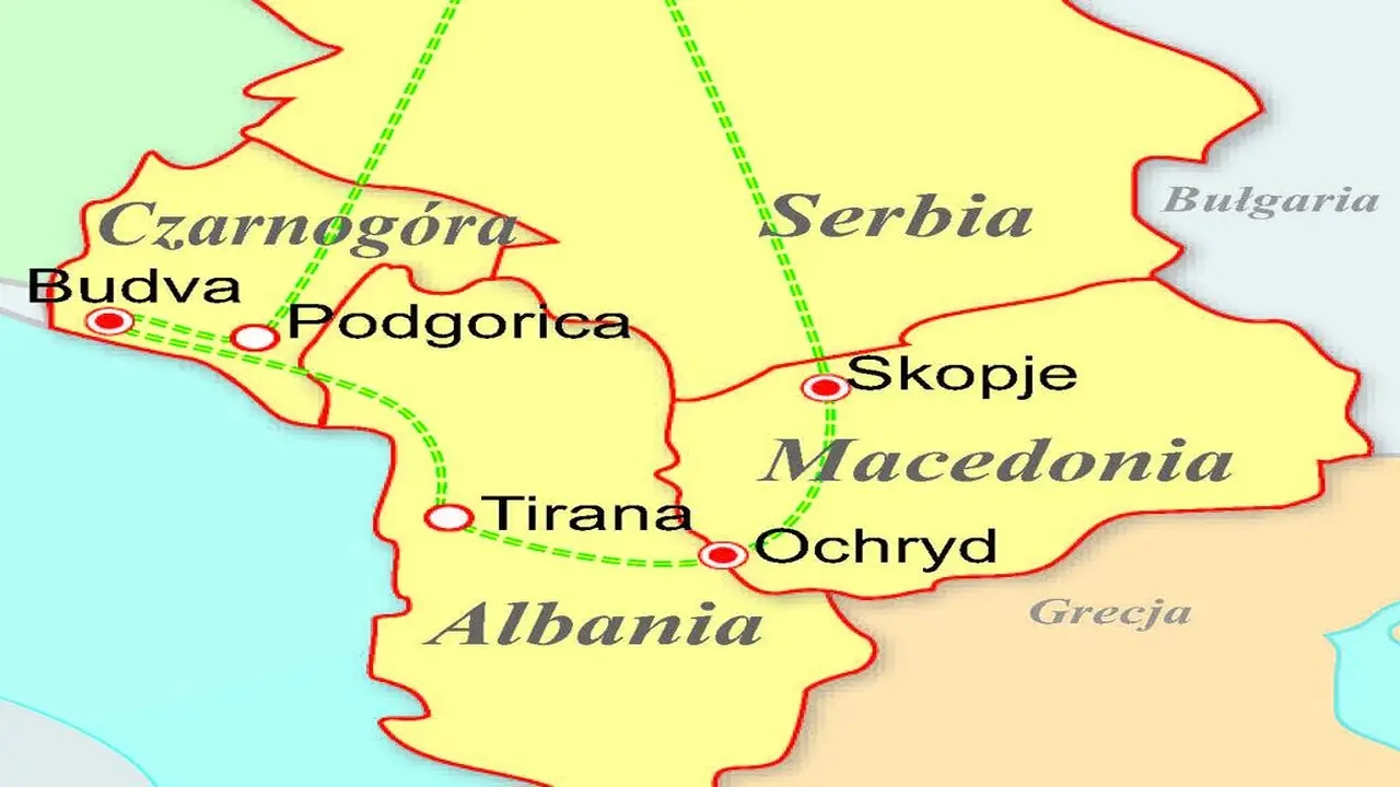 Serbia, Czarnogra, Macedonia, Albania - Egzotyczne Bakany