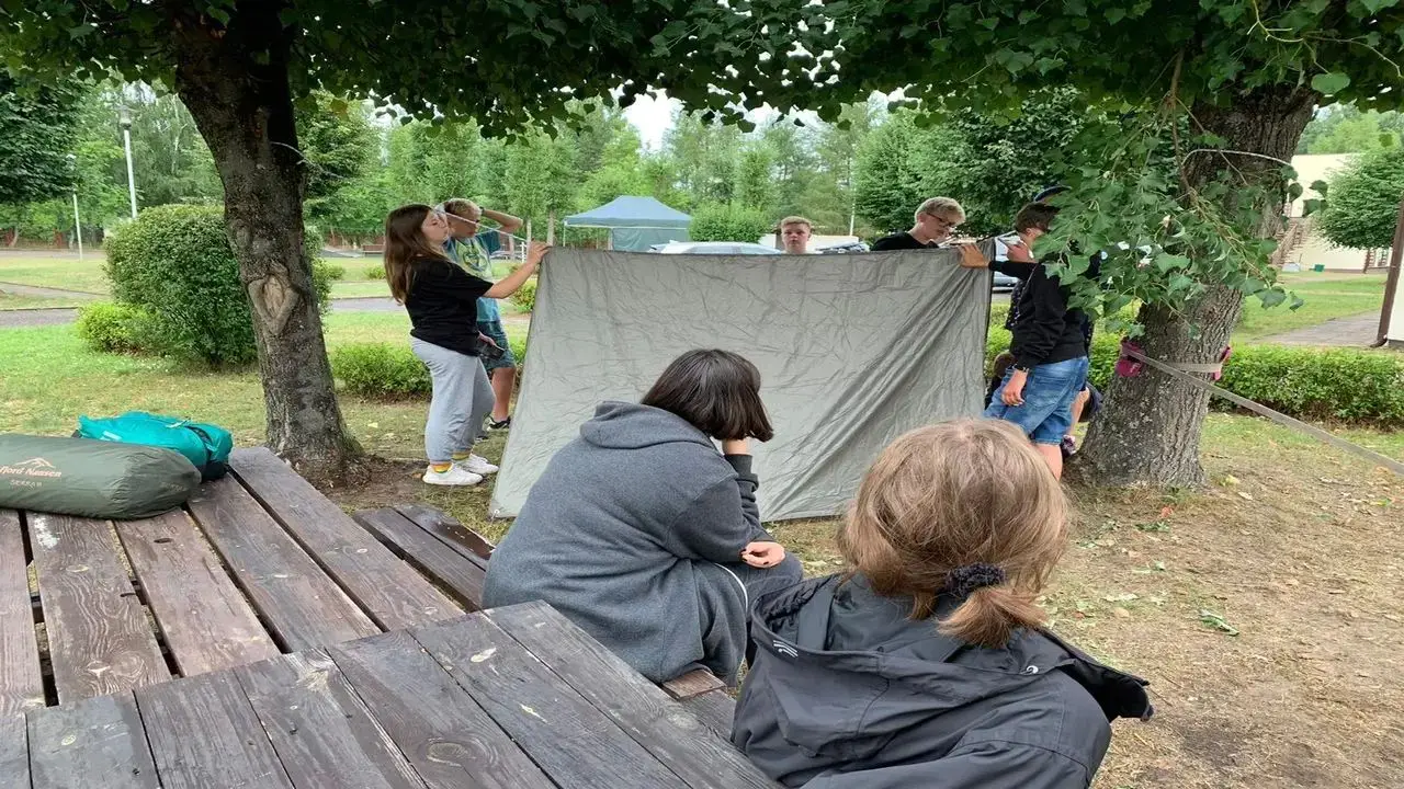 Czaplinek - ob�z survivalowo-kajakowy