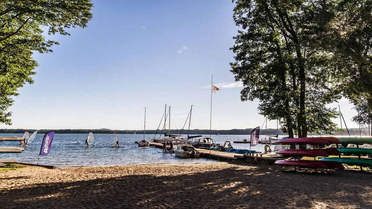 Czaplinek - ob�z w�dkarski