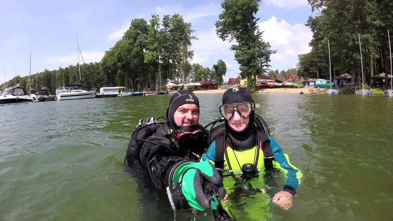 Czaplinek - ob�z nurkowy