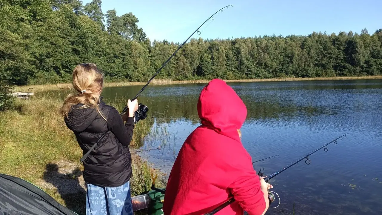 Czaplinek - ob�z w�dkarski