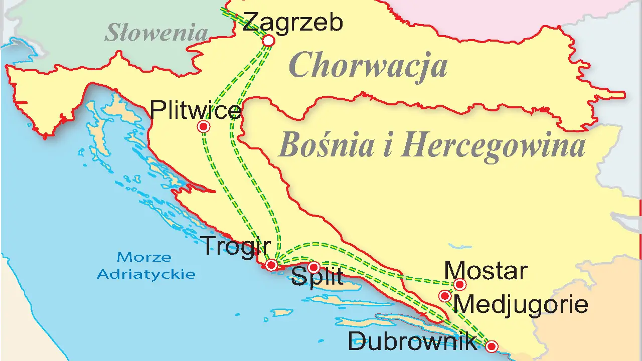 Chorwacja, Bo�nia i Hercegowina - Adriatyk Tour (HB)
