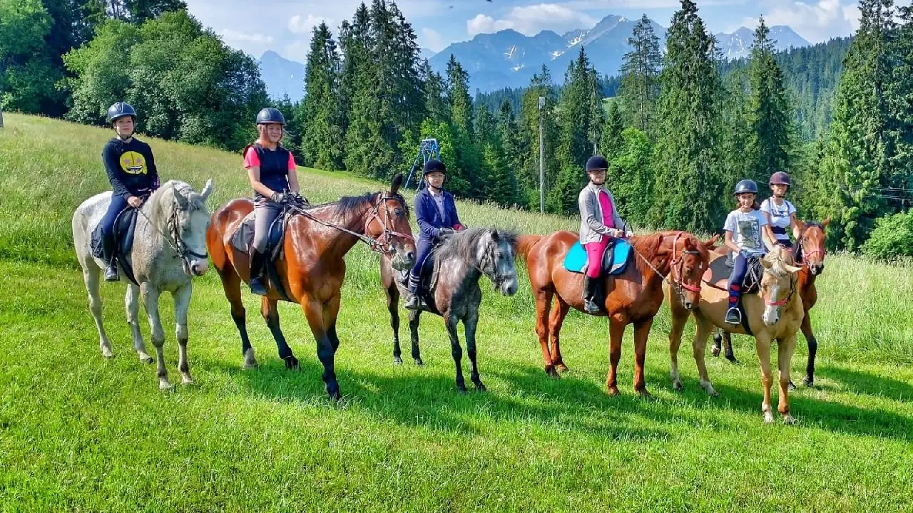 Bukowina Tatrza�ska - ob�z jazdy konnej