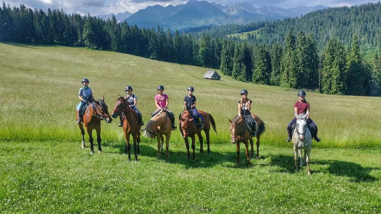 Bukowina Tatrza�ska - ob�z jazdy konnej