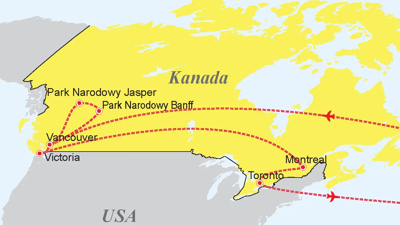 Kanada - Dwie strony Kanady