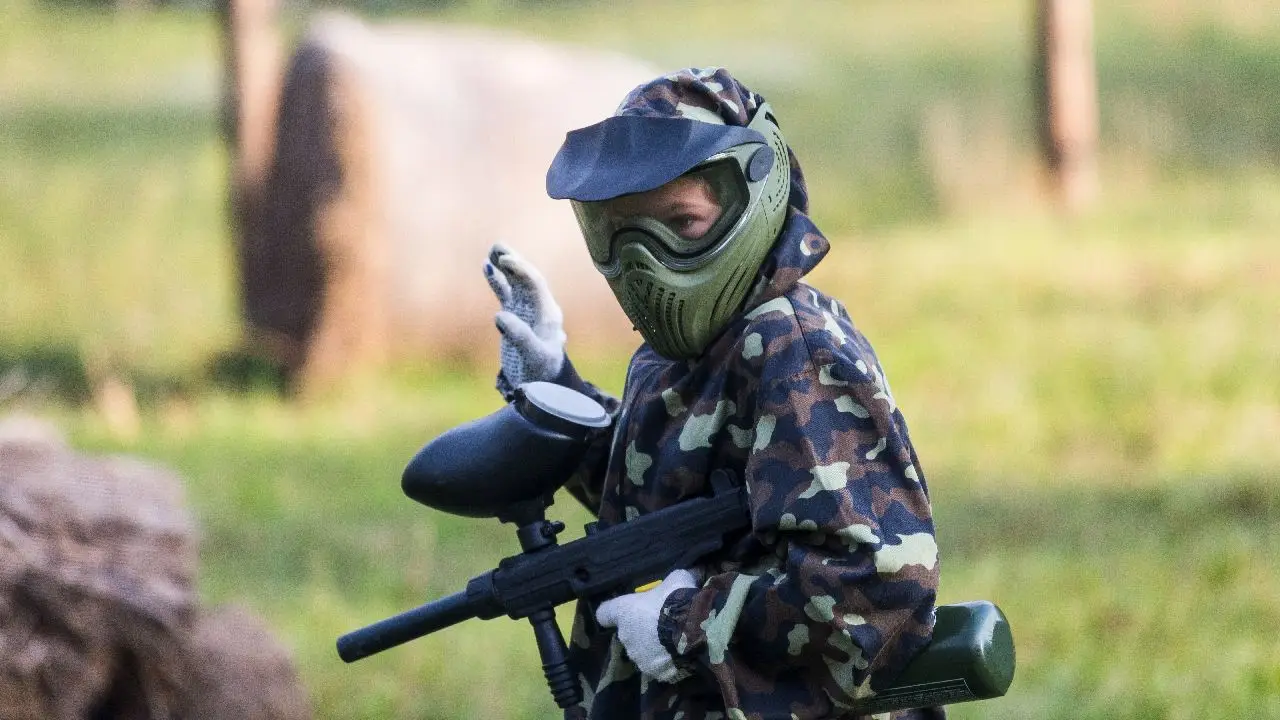 Byczyna - ob�z paintballowy