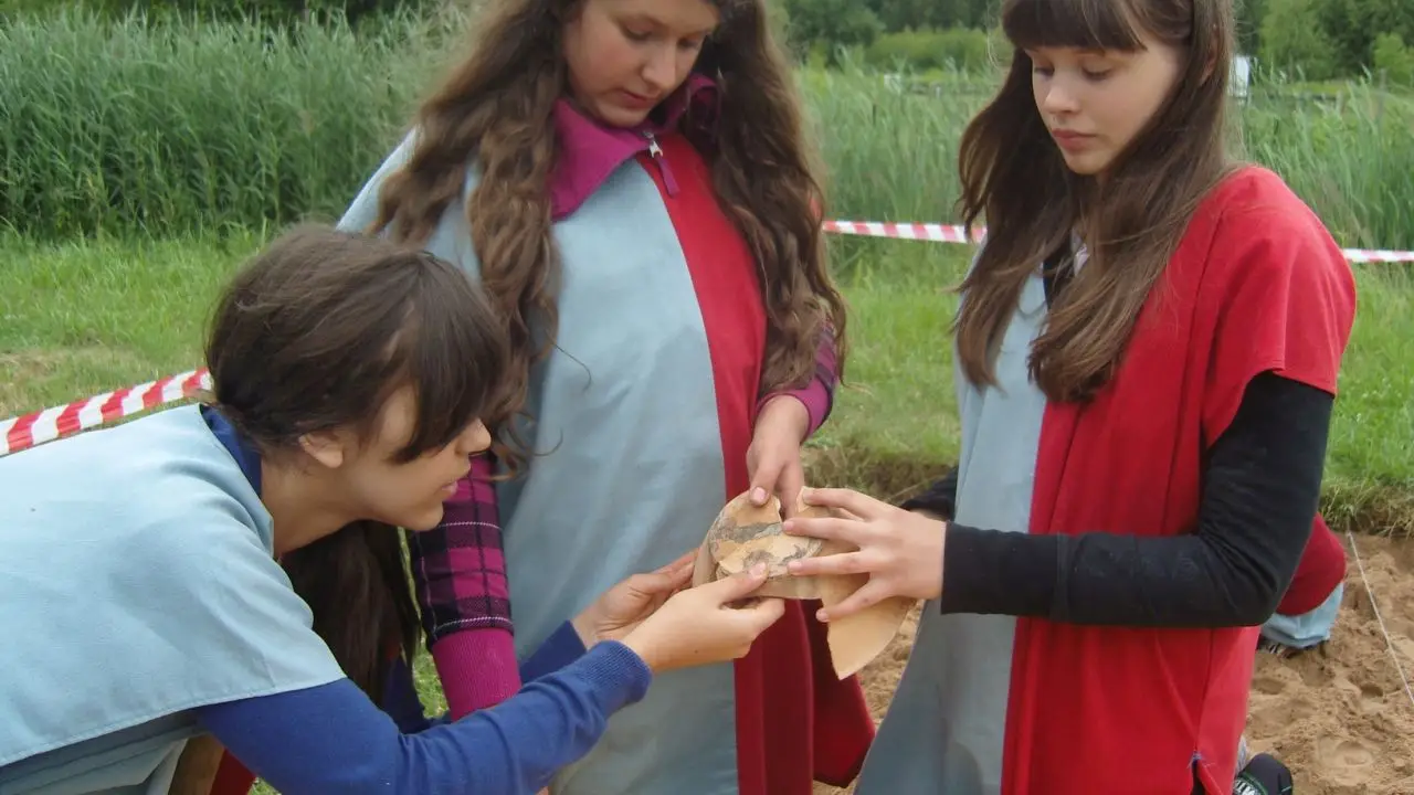 Byczyna - ob�z archeologiczny