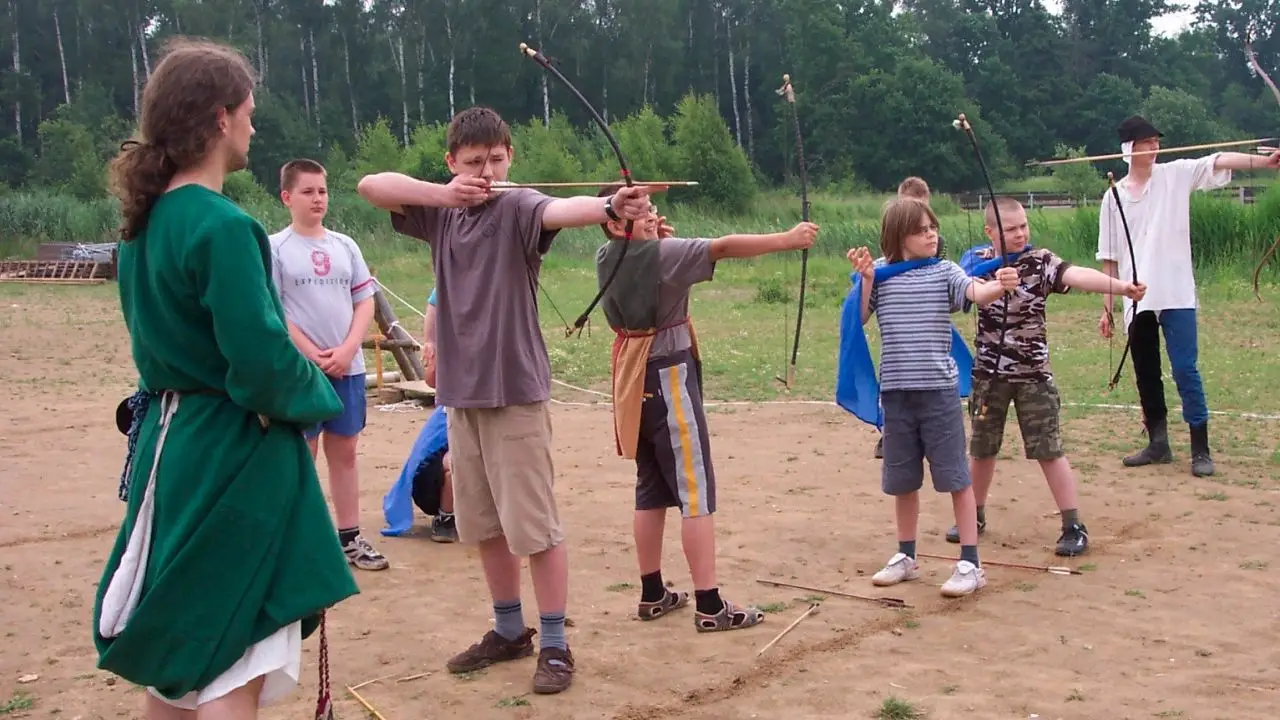 Byczyna - ob�z rycerski