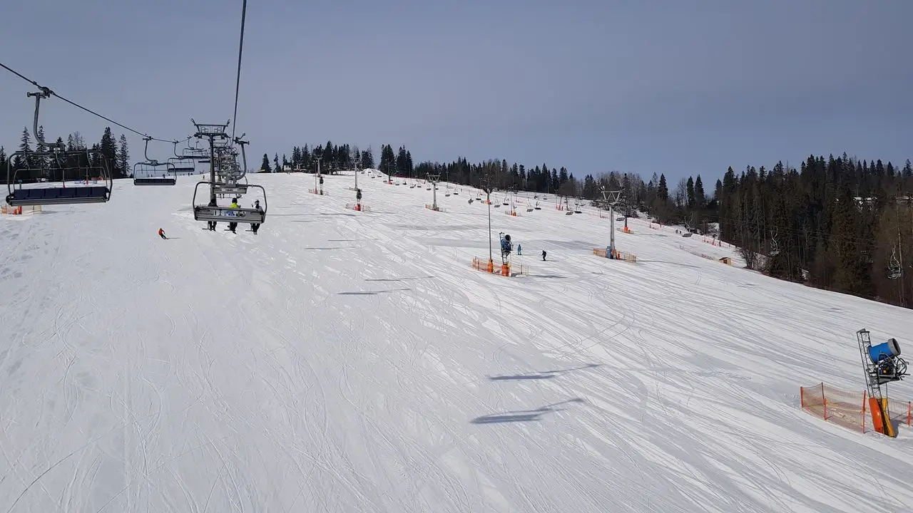 Krynica-Zdr�j - ob�z narciarski