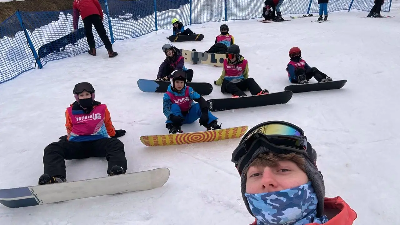 Szczyrk - ob�z snowboardowy