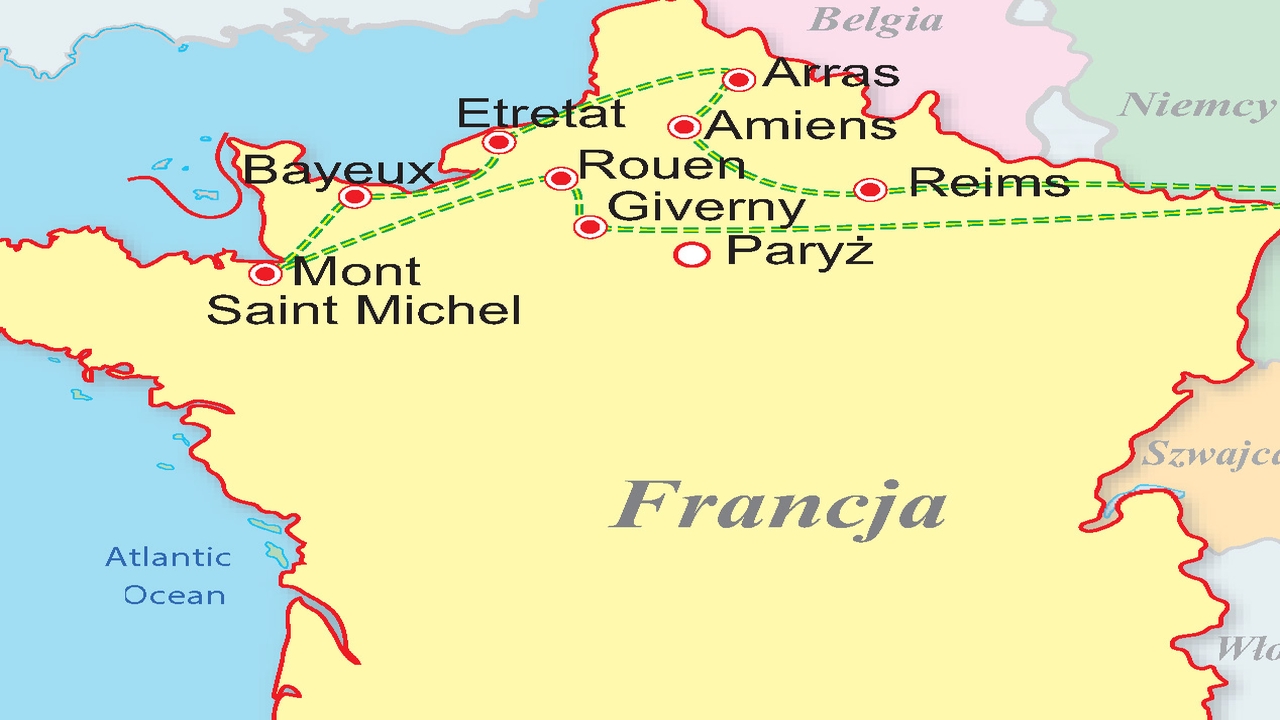 Francja - Szampania - Pikardia - Normandia