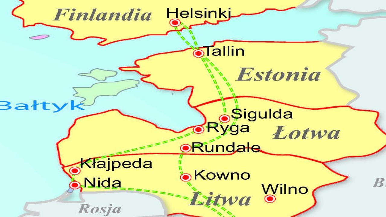 Litwa, otwa, Estonia, Finlandia - Nadbatyckie biae noce