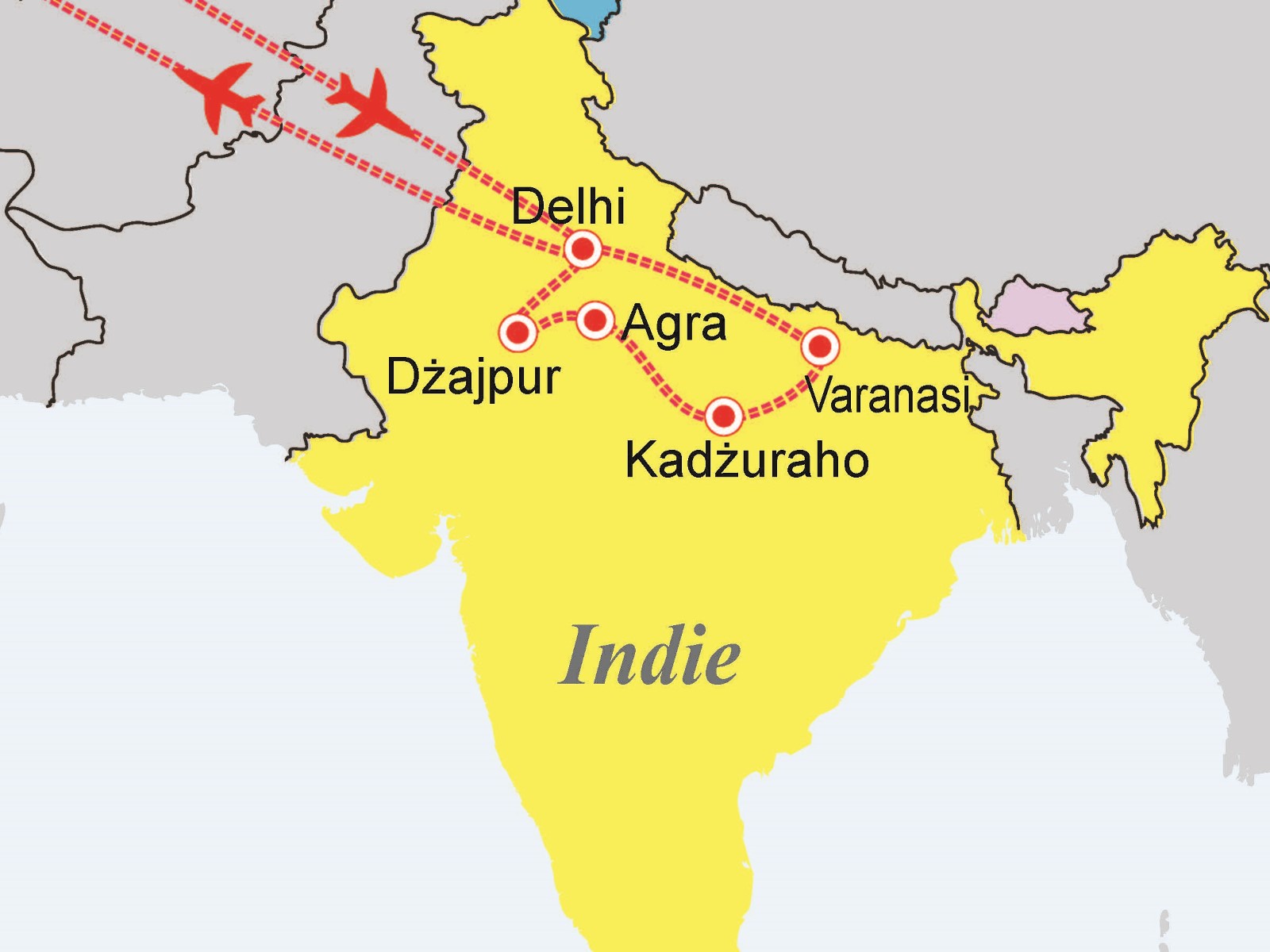 Indie - Pi�� pere� Indii