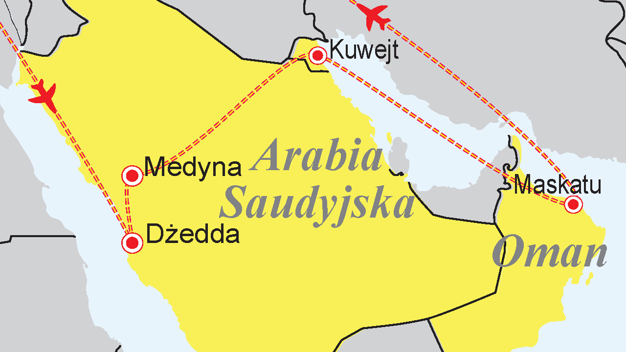 Arabia Saudyjska, Kuwejt, Oman - Trzy oblicza P�wyspu Arabskiego