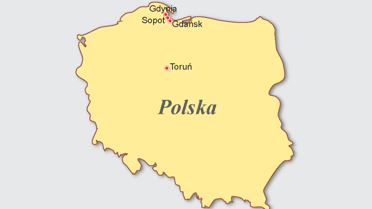 Polska - Nadmorskie Trio: Gda�sk, Gdynia, Sopot