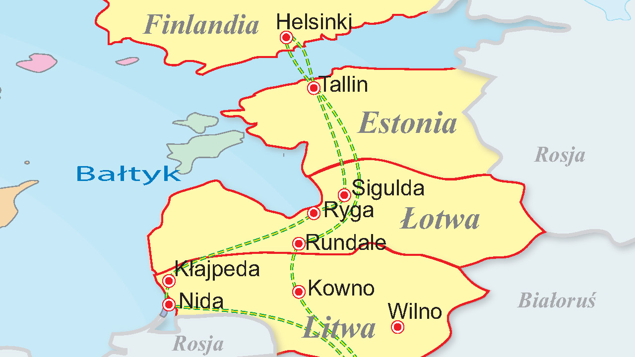 Litwa, �otwa, Estonia, Finlandia - Nadba�tyckie bia�e noce