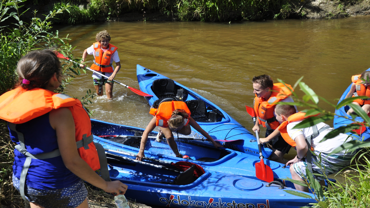 Jan�w Lubelski - ob�z rowerowo- kajakowy