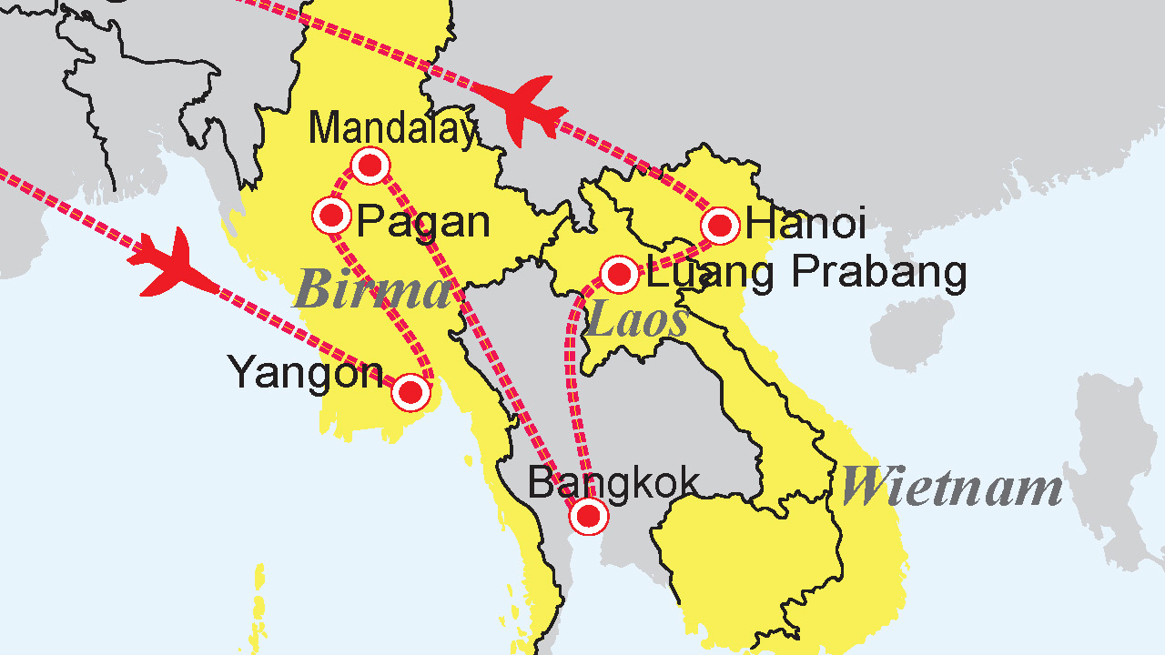 Birma, Laos, Wietnam - Tr�jk�t buddyjski