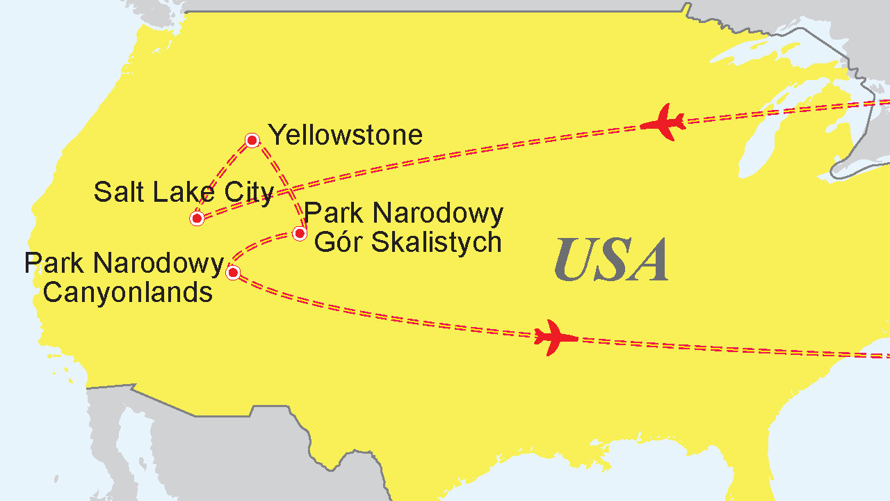 USA - Sze�� Park�w Narodowych USA