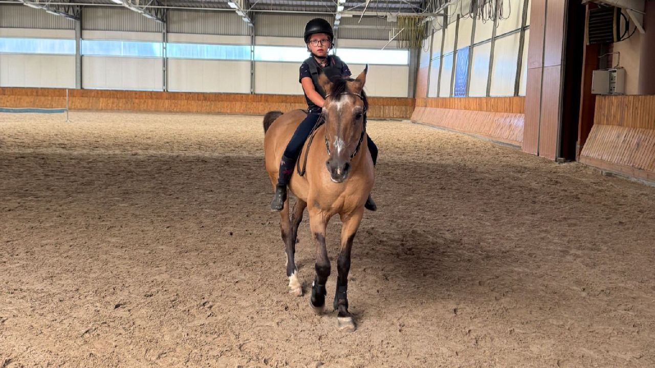 Zakrz�w - ob�z jazdy konnej z p�ywaniem